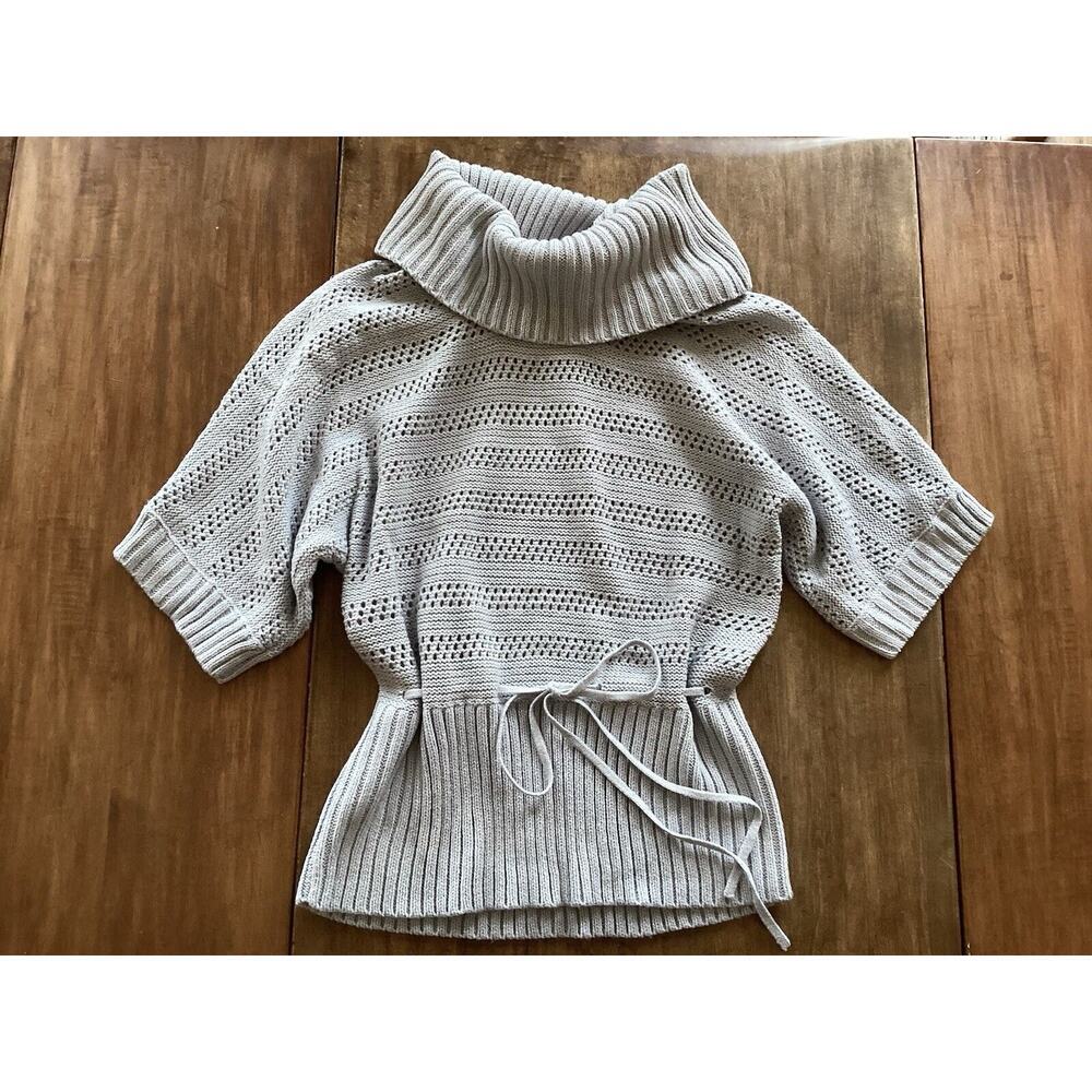 United States Sweaters Women's Size Small Cowl Neck Dolman Sleeve Gray